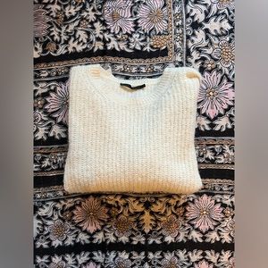 Jenni Kayne Alpaca Crewneck in Ivory